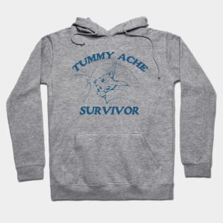 Tummy Ache Survivor T Shirt, Tummy Ache Tee, Meme T Shirt, Vintage Cartoon T Shirt, Aesthetic Tee, Unisex Hoodie